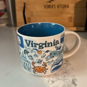 Starbucks Been There Series mug cup Virginia